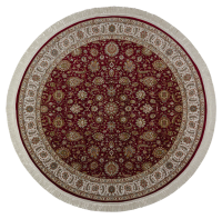 Бельгийский ковёр из бамбуковой вискозы (IS010H/RED/160x160)