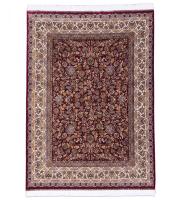 Иранский ковёр из шёлка и модала (QUM 617 /Red/225x150)