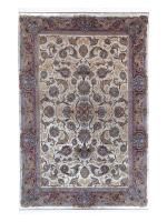 Иранский ковёр из шёлка и модала (QUM 602 /Cream/225x150)