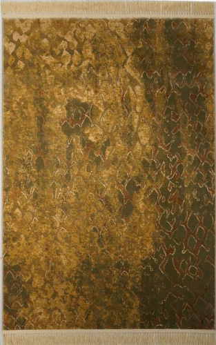 Бельгийский ковёр из вискозы (02M105/GREEN/200x140)