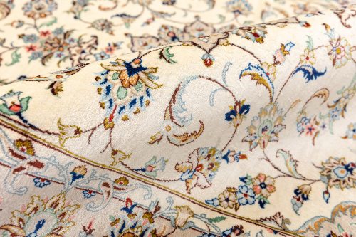 Иранский ковёр из шёлка (14-80714/117x78)