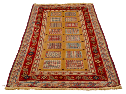Иранский ковёр из шерсти (15-09613/203x80)