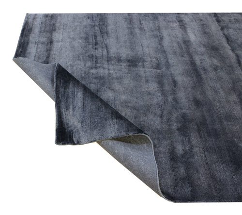 Индийский ковёр из арт-шёлка (VISCOSE/NAVY/400x300)