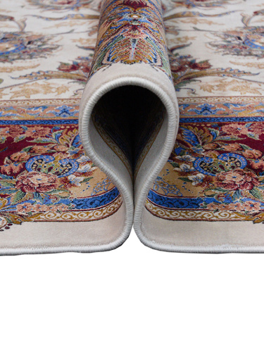 Иранский ковёр из шёлка и модала (QUM 602 /Cream/225x150)