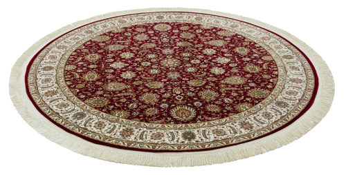 Бельгийский ковёр из бамбуковой вискозы (IS010H/RED/160x160)
