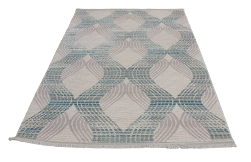 Ковер  (W6036_B38_64/L.Blue/Ivory/150x80)