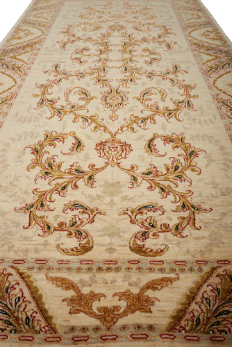 Иранский ковёр из шерсти (07-1105/309x152)