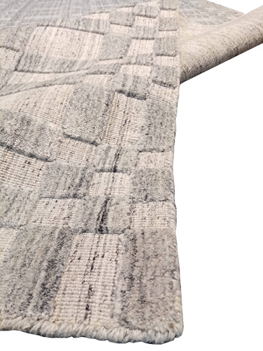Индийский ковёр из шерсти и арт-шёлка (5057/HAVANA HANDLOOM/GREY)