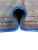 Иранский ковёр из шёлка и модала (QUM 601 /Blue/150x100)