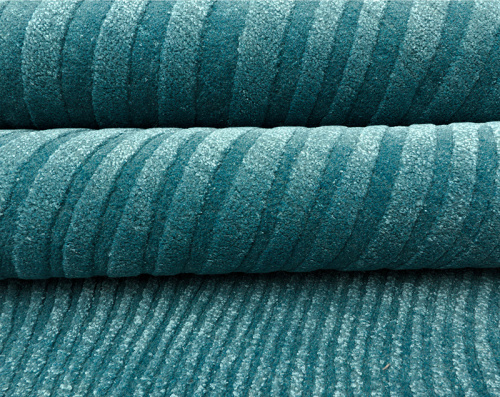 Индийский ковёр из шерсти и вискозы (HT-945/TEAL/300x200)