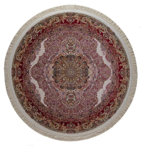 Бельгийский ковёр из бамбуковой вискозы (I102BH/SILVER/160x160)