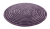 Индийский ковёр из шерсти и вискозы (HT 955 PURPLE/200x200)
