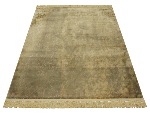 Бельгийский ковёр из вискозы (02M105/GREEN/200x140)