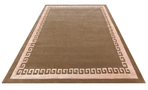 Индийский ковёр из шерсти и вискозы (HT-933/TAUPE/300x200)