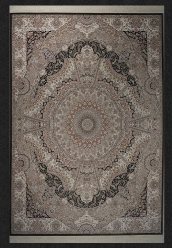 Бельгийский ковёр из бамбуковой вискозы (OIS025/ANTRACITPASTEL150x)
