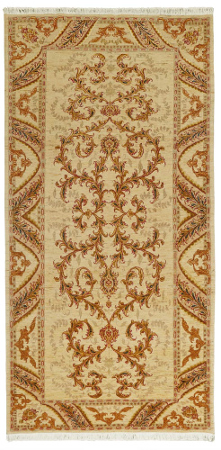 Иранский ковёр из шерсти (07-1105/309x152)