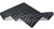 Бельгийский ковёр из вискозы (HG8633/BLACK A11/200x140) Бельгийский ковёр из вискозы (HG8633/BLACK A11/200x140)