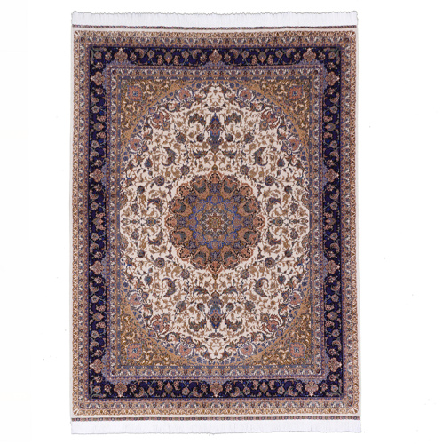 Иранский ковёр из шёлка и модала (QUM 623 /Cream/200x150)