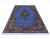 Иранский ковёр из шёлка и модала (QUM 606 /Blue/300x200)