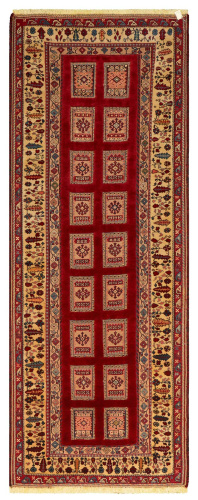 Иранский ковёр из шерсти (15-02813-2/221x81)