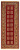 Иранский ковёр из шерсти (15-02813-2/221x81)