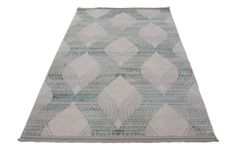 Ковер  (W6036_B38_64/L.Blue/Ivory/150x80)