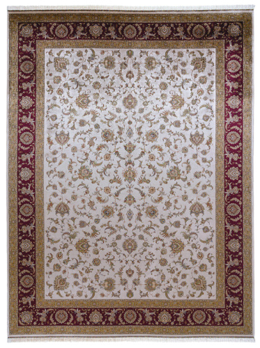 Бельгийский ковёр из шёлка и модала (01201B/CREAM/400x200)