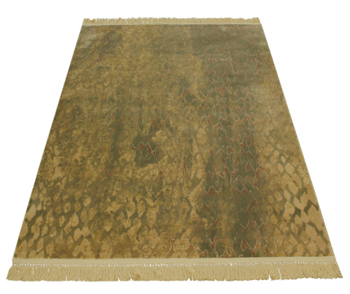 Бельгийский ковёр из вискозы (02M105/GREEN/200x140)