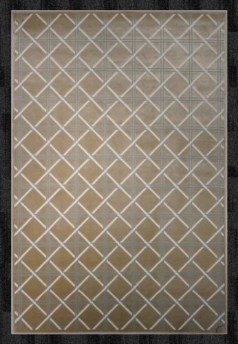Бельгийский ковёр из вискозы и акрила (0CA001/ICE BEIGE AB4/110x)