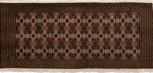 Иранский ковёр из шерсти (17-1032416 /110x45)