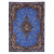 Иранский ковёр из шёлка и модала (QUM 606 /Blue/300x200)