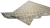Бельгийский ковёр из вискозы и акрила (0CA001/ICE BEIGE AB4/110x)