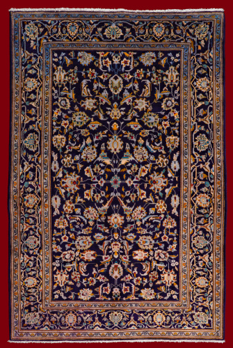 Иранский ковёр из шерсти (17-1304027516/224x147)