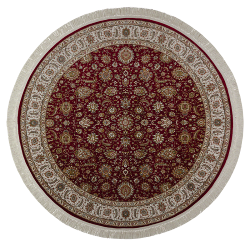 Бельгийский ковёр из бамбуковой вискозы (IS010H/RED/160x160)