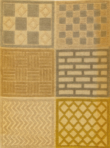 Индийский ковёр из шерсти (14-3738/163x120)