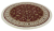 Бельгийский ковёр из бамбуковой вискозы (IS010H/RED/160x160) Бельгийский ковёр из бамбуковой вискозы (IS010H/RED/160x160)