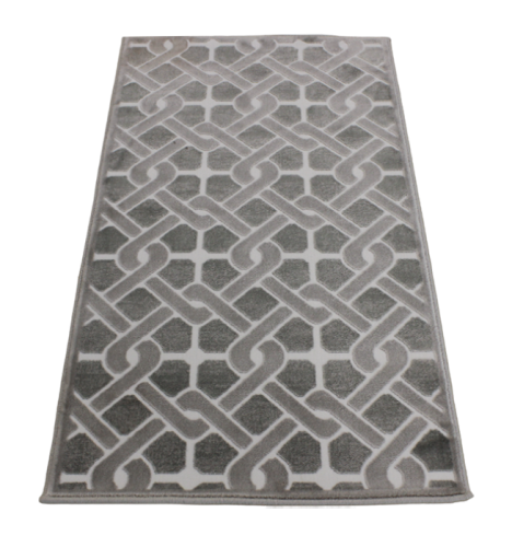 Бельгийский ковёр из вискозы (OCA005/SILVER/230x160)