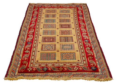 Иранский ковёр из шерсти (15-09613/203x80)