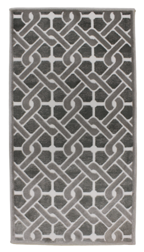 Бельгийский ковёр из вискозы (OCA005/SILVER/230x160)
