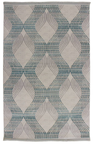 Ковер  (W6036_B38_64/L.Blue/Ivory/150x80)