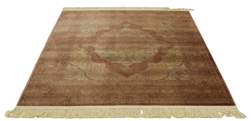 Бельгийский ковёр из вискозы (02M106/PINK/160x160)