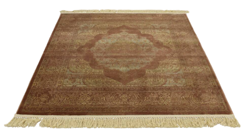 Бельгийский ковёр из вискозы (02M106/PINK/160x160)