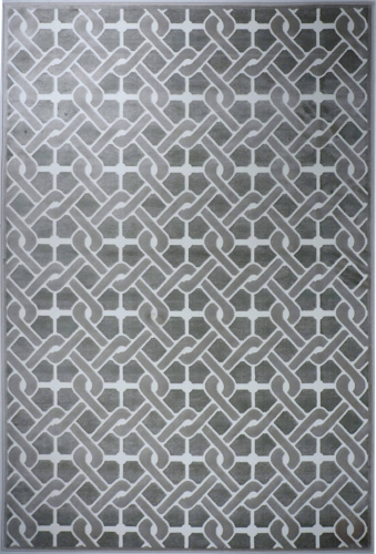 Бельгийский ковёр из вискозы (OCA005/SILVER/230x160)