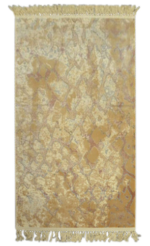 Бельгийский ковёр из вискозы (02M105/GOLD/150x80)
