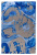Индийский ковёр из шерсти и вискозы (HT937/GREY/BLUE/300x200)