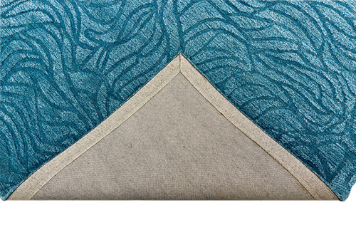 Индийский ковёр из шерсти и вискозы (HT-952/BLUE/300x200)