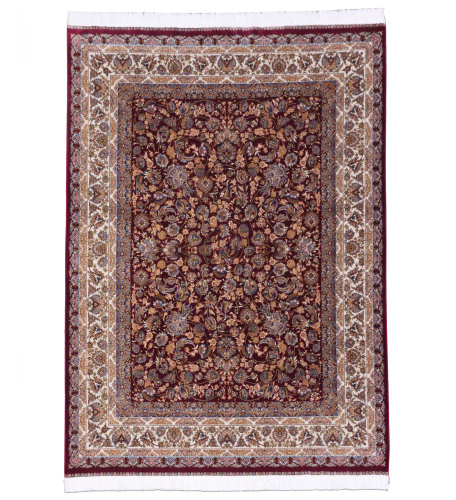 Иранский ковёр из шёлка и модала (QUM 617 /Red/225x150)