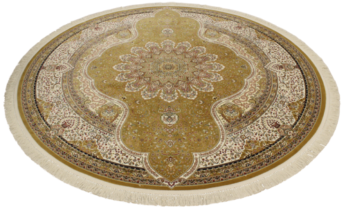 Бельгийский ковёр из бамбуковой вискозы (IS066H/DARK GOLD N4U01/20)