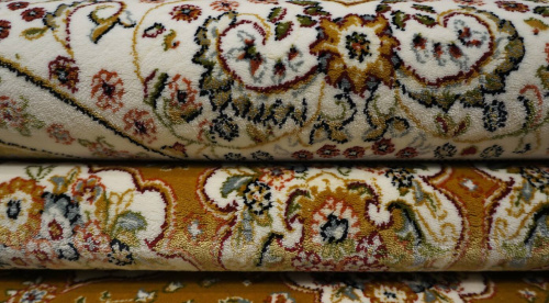 Бельгийский ковёр из бамбуковой вискозы (IS066H/DARK GOLD N4U01/20)