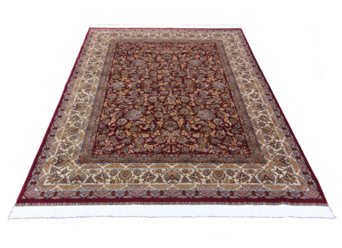 Иранский ковёр из шёлка и модала (QUM 617 /Red/200x150)